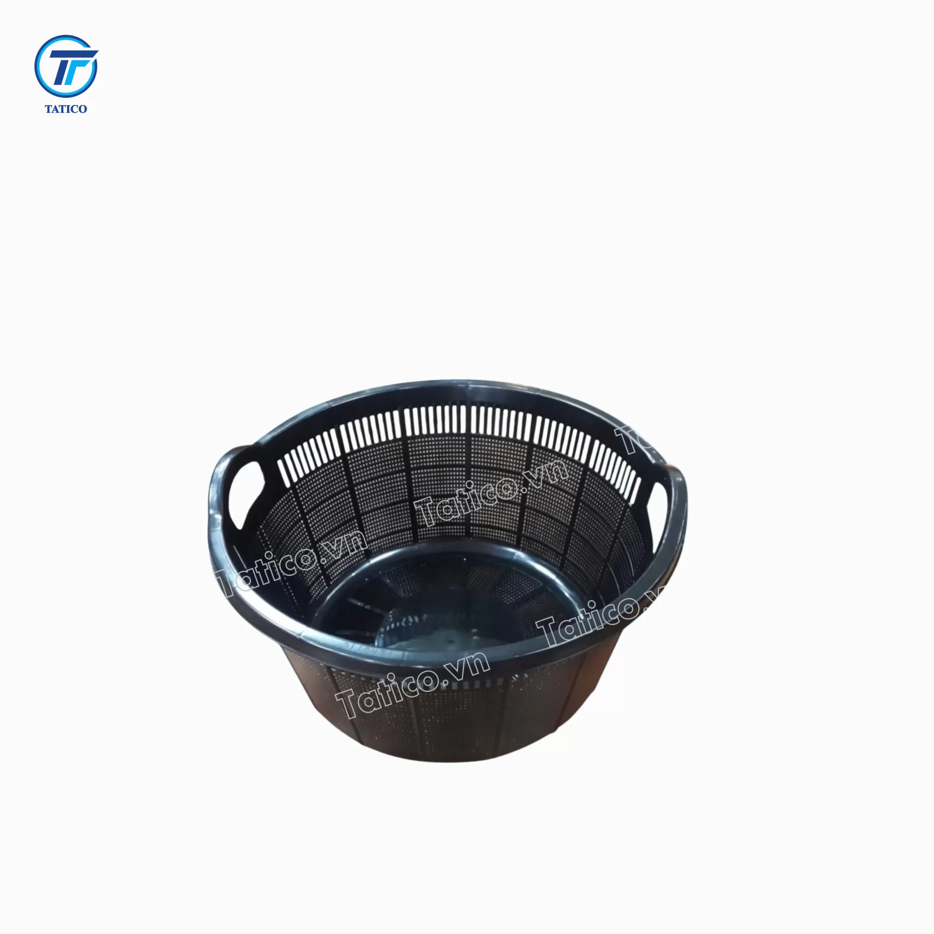 Giỏ đựng tròn màu đen